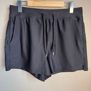 Old Navy Active Go Dry High Rise Black Athletic Shorts Womens M PowerSoft